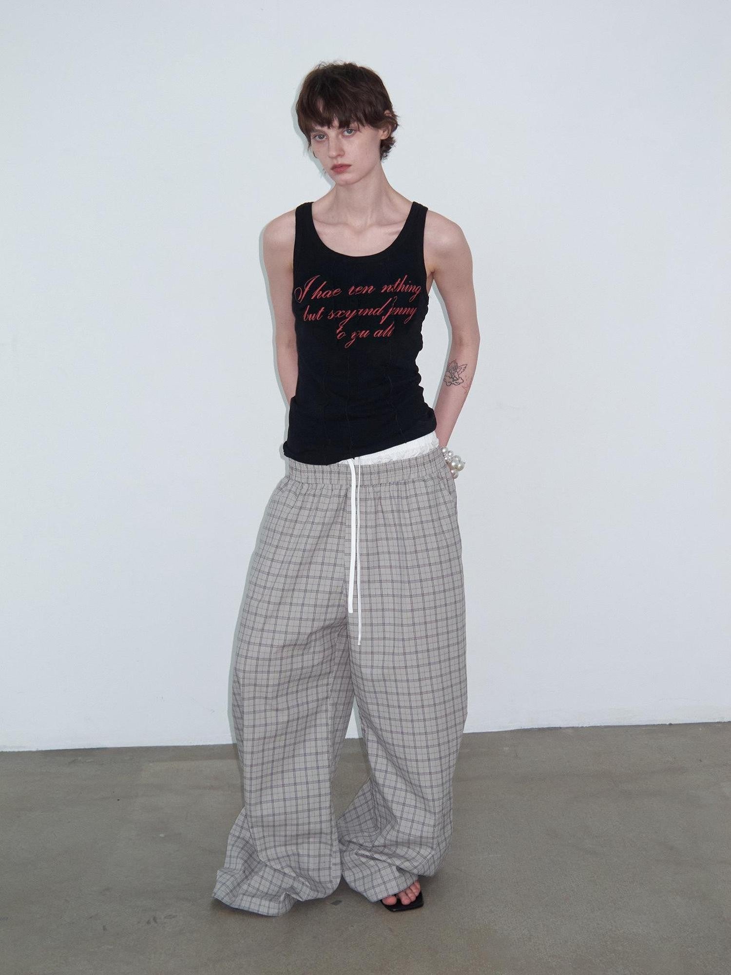 Delivery Letter Print Deconstructed Crewneck Slim Women&