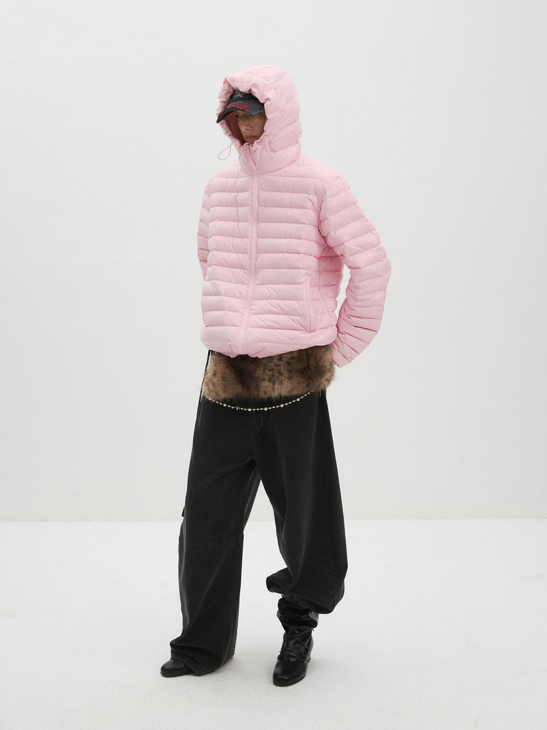 Delivery Lightweight Hooded Quilted 90 White Duck Down Women&