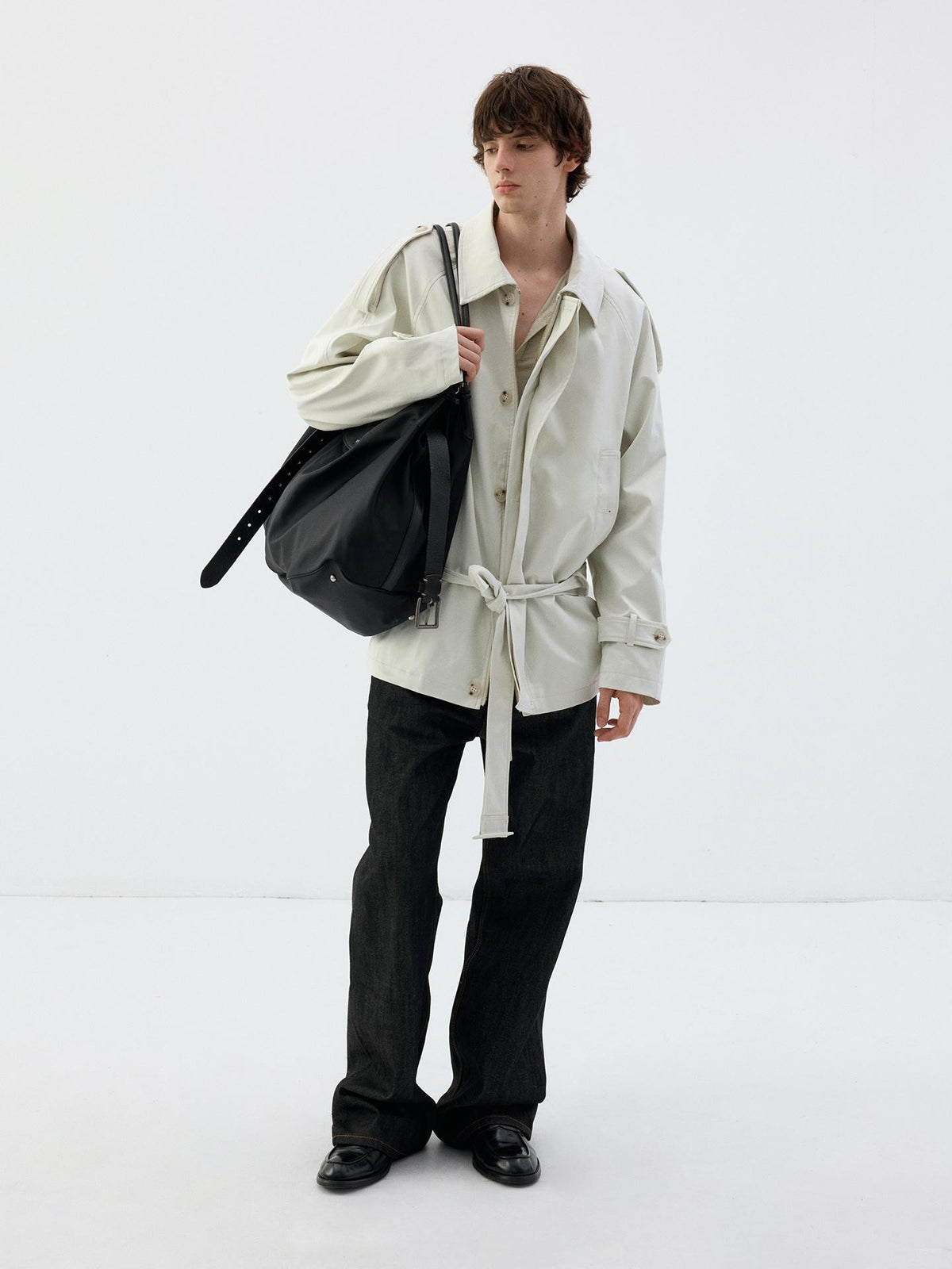 Delivery Matte Brushed Satin Luster Off White Wrinkle Resistant Zip Women&