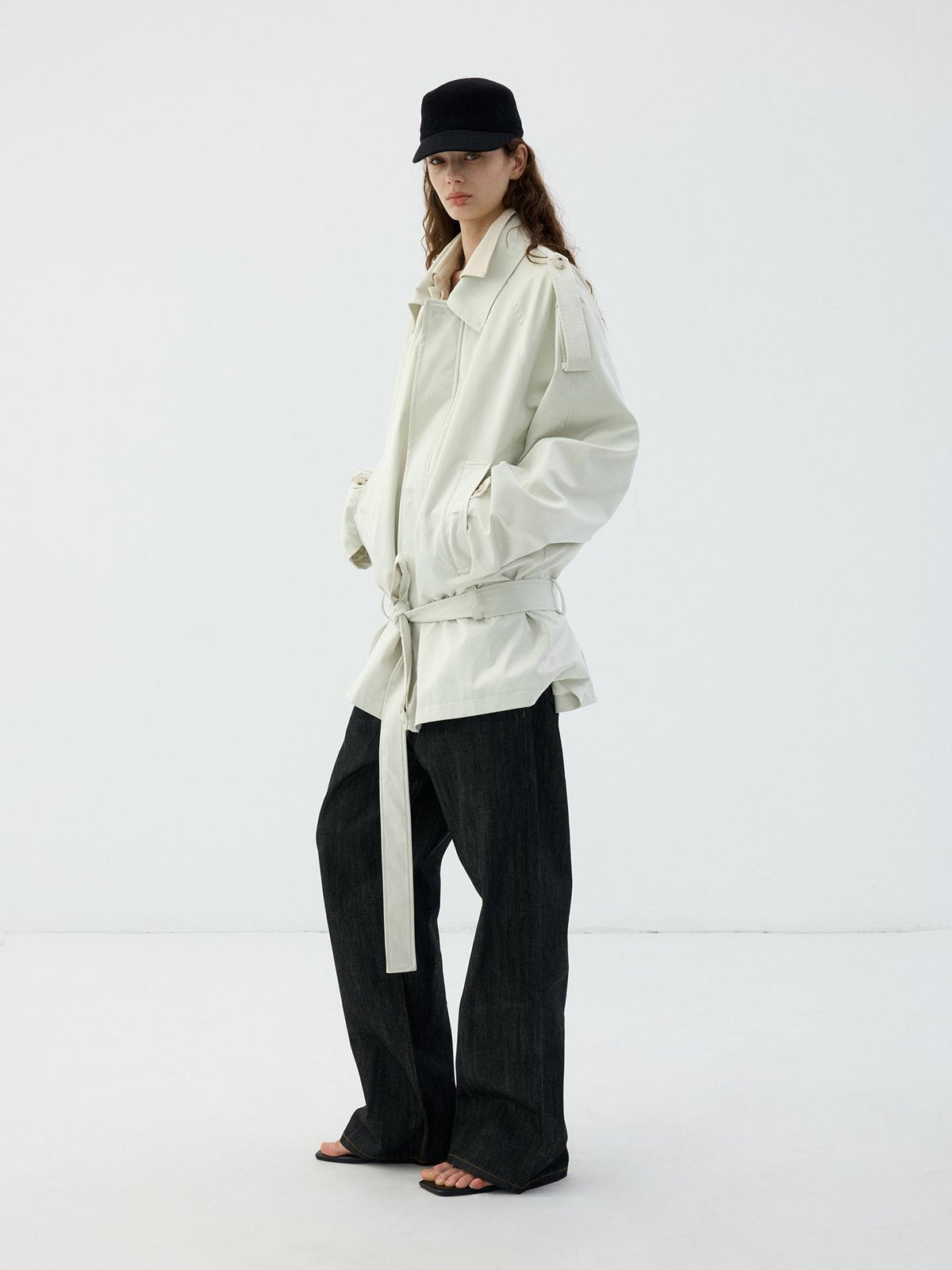 Delivery Matte Brushed Satin Luster Off White Wrinkle Resistant Zip Women&