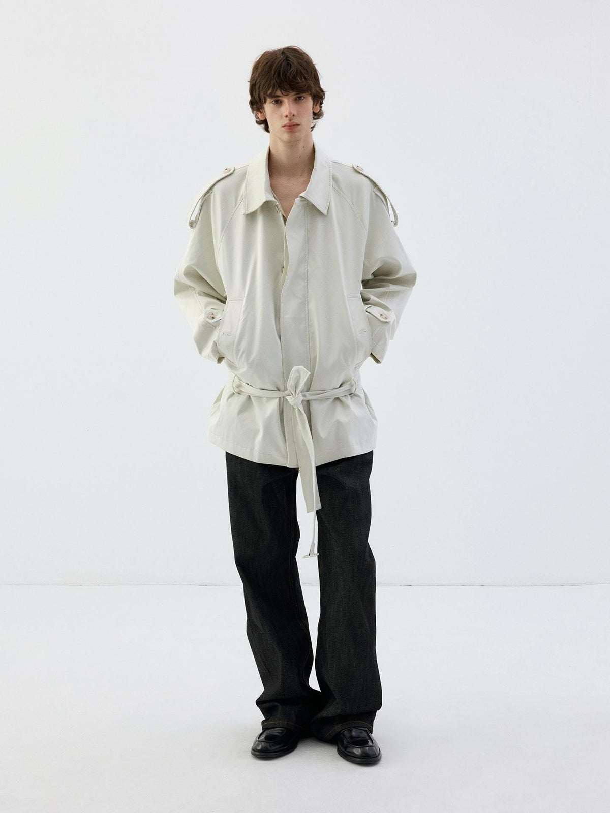 Delivery Matte Brushed Satin Luster Off White Wrinkle Resistant Zip Women&