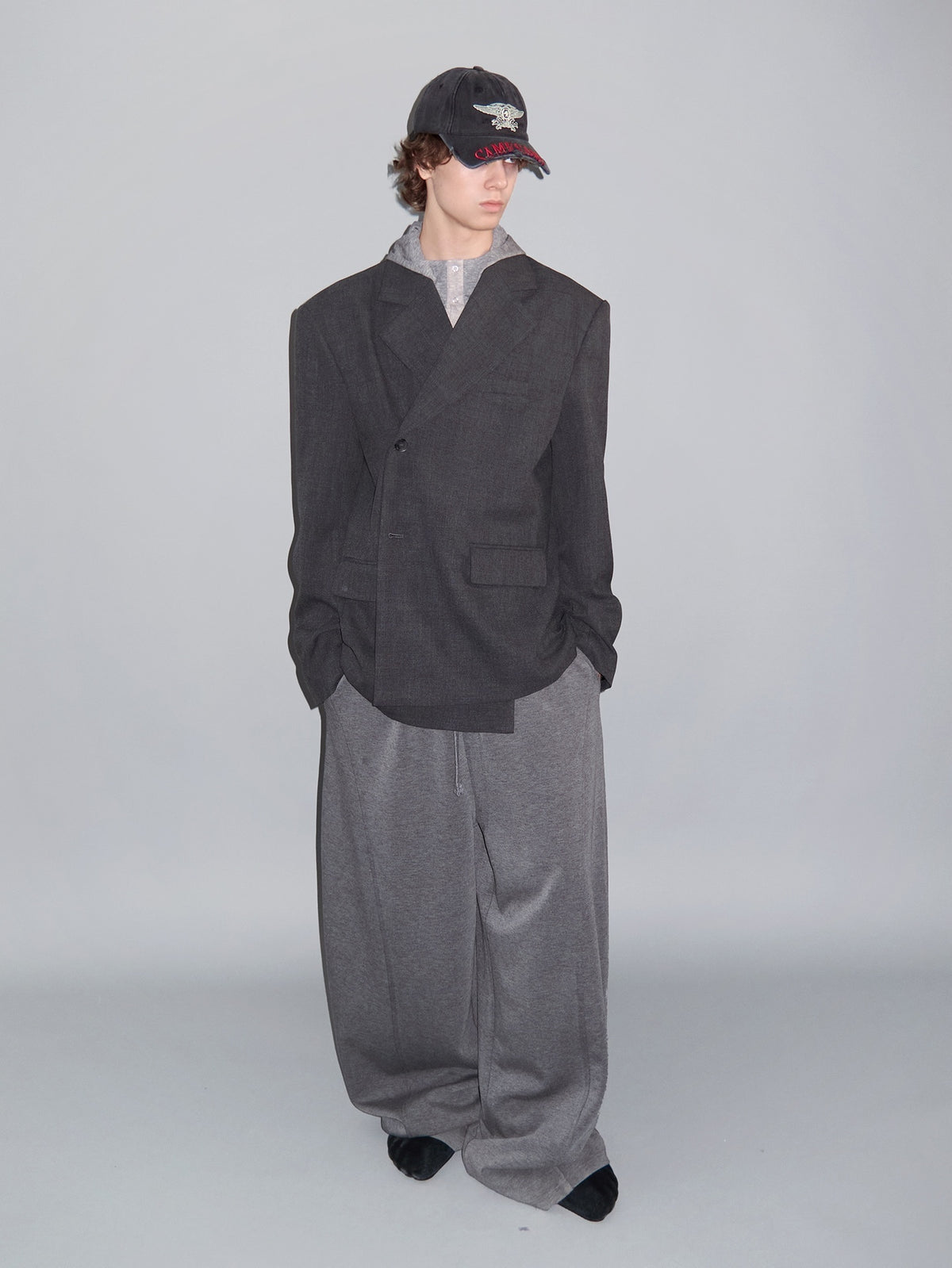 Delivery_Plaid_Notch_Lapel_Oversized_Women&