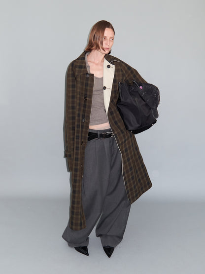 Delivery_Plaid_Reversible_Relaxed_Long_Square_Neck_Women&