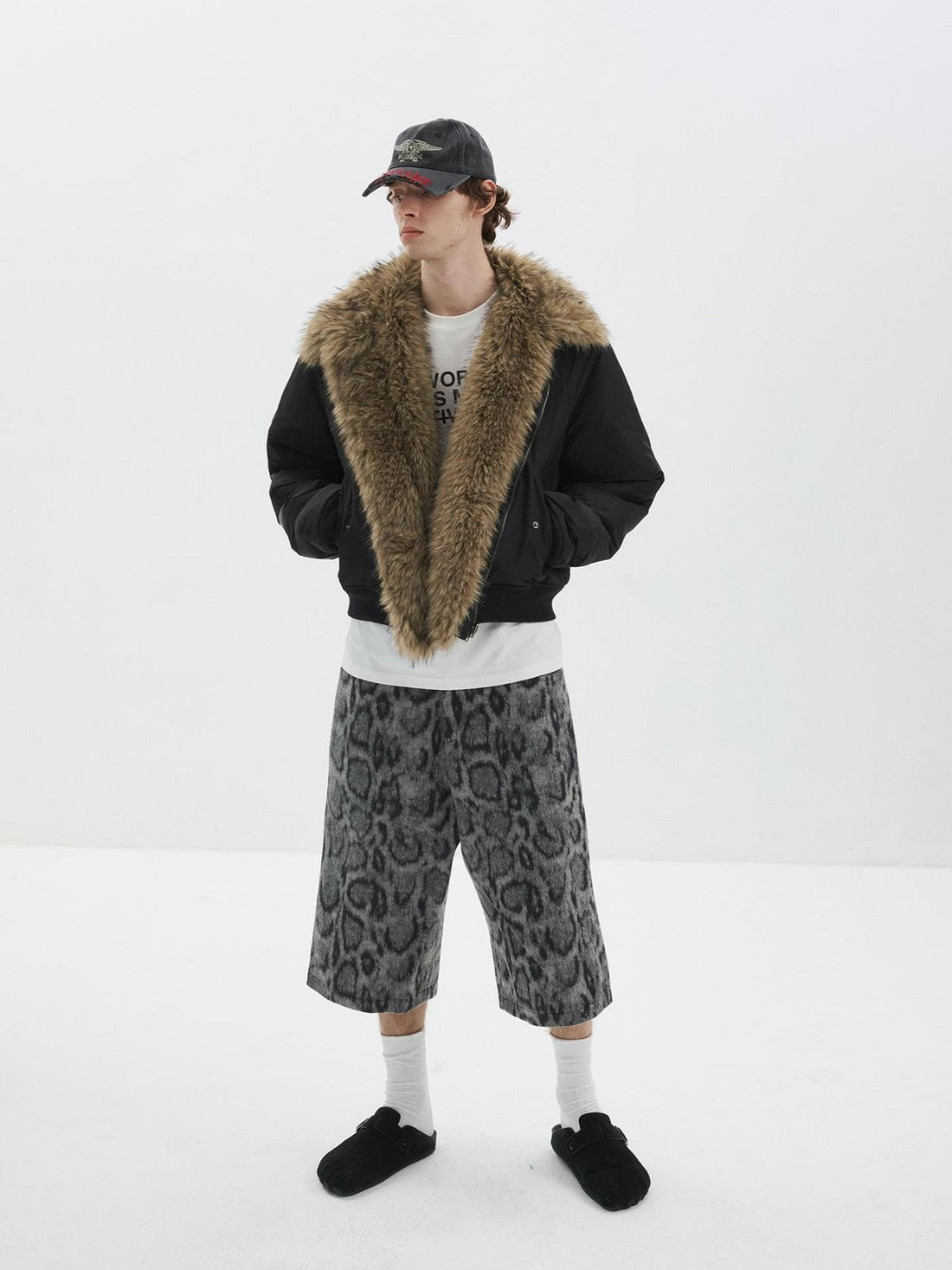 Delivery Reversible Faux Fur Long Sleeve Women&