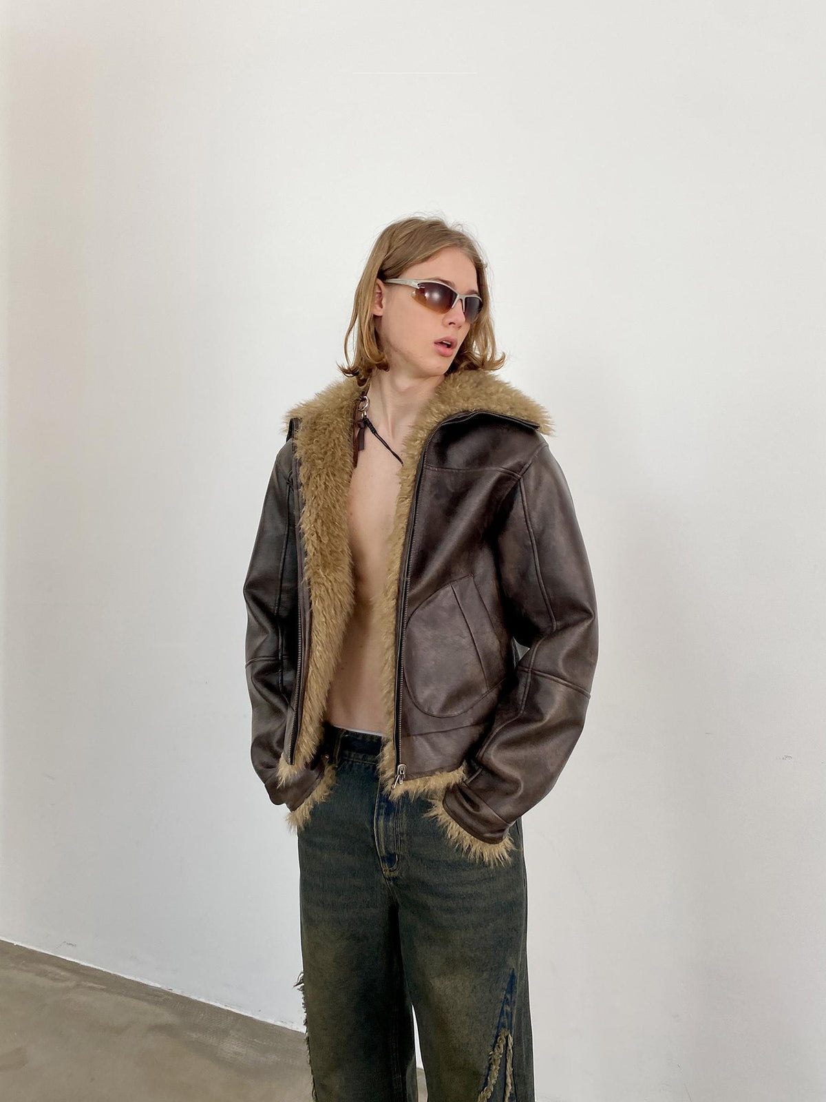 Delivery Reversible Two Tone Zip Up Women&