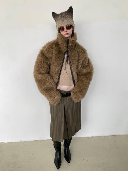 Delivery Reversible Two Tone Zip Up Women&