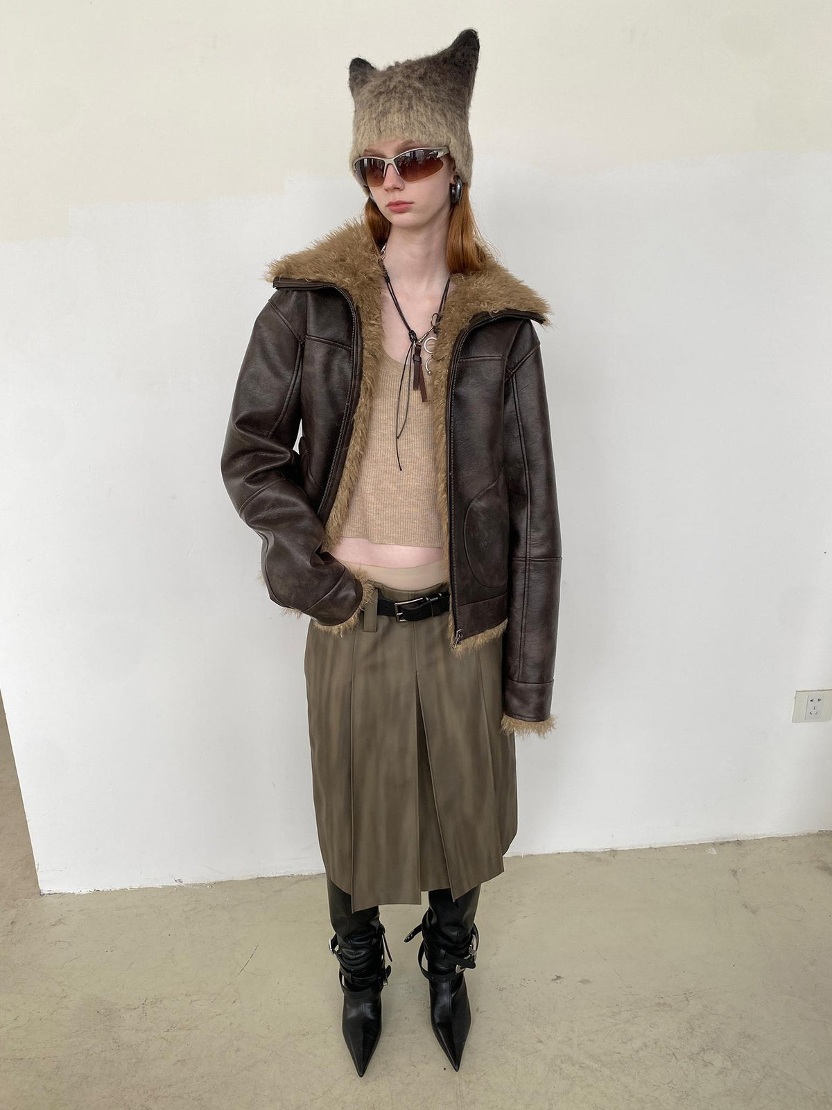 Delivery Reversible Two Tone Zip Up Women&