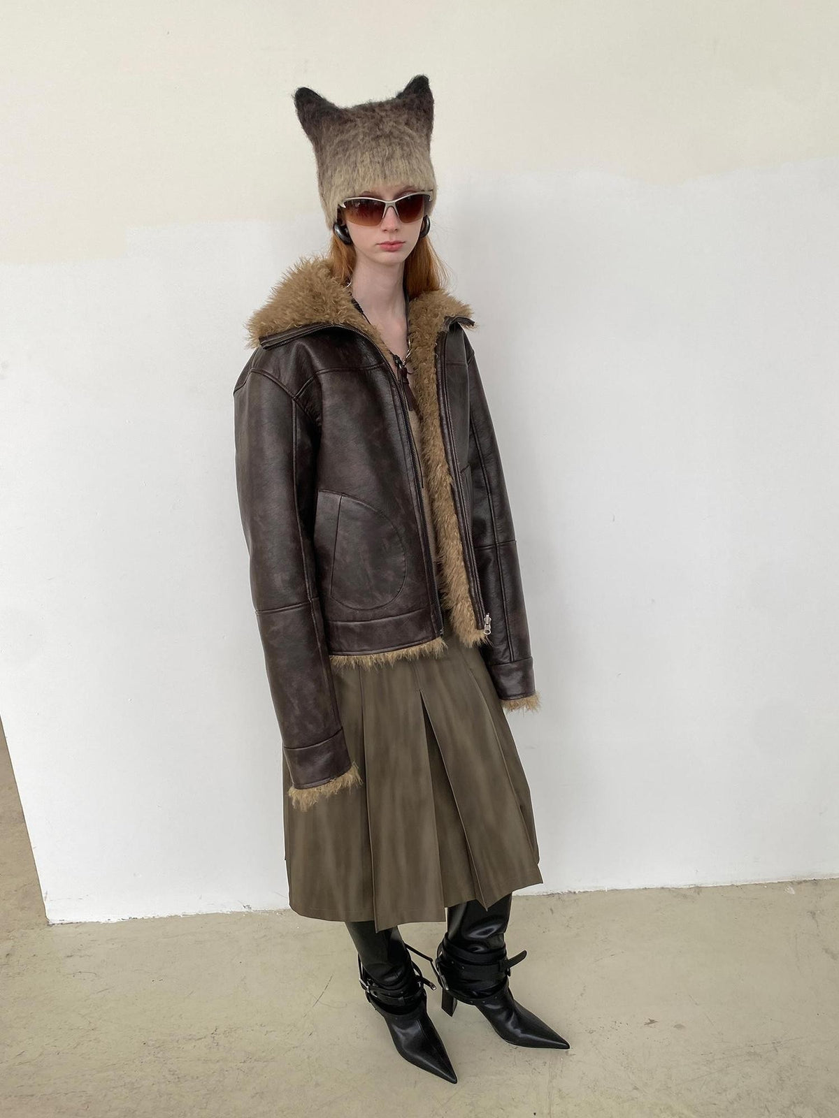 Delivery Reversible Two Tone Zip Up Women&