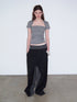 Delivery_Ruched_Square_Neck_Mock_Two_Piece_Slim_Fit_Women&