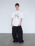 Delivery Strawberry Print White T-shirt Loose Fit Cotton Casual Summer Tee
