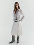 Delivery Textured Linen Blend Embroidered Slim Shirt