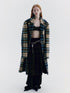 Delivery Vintage Blue Yellow Plaid Plush Texture Women&