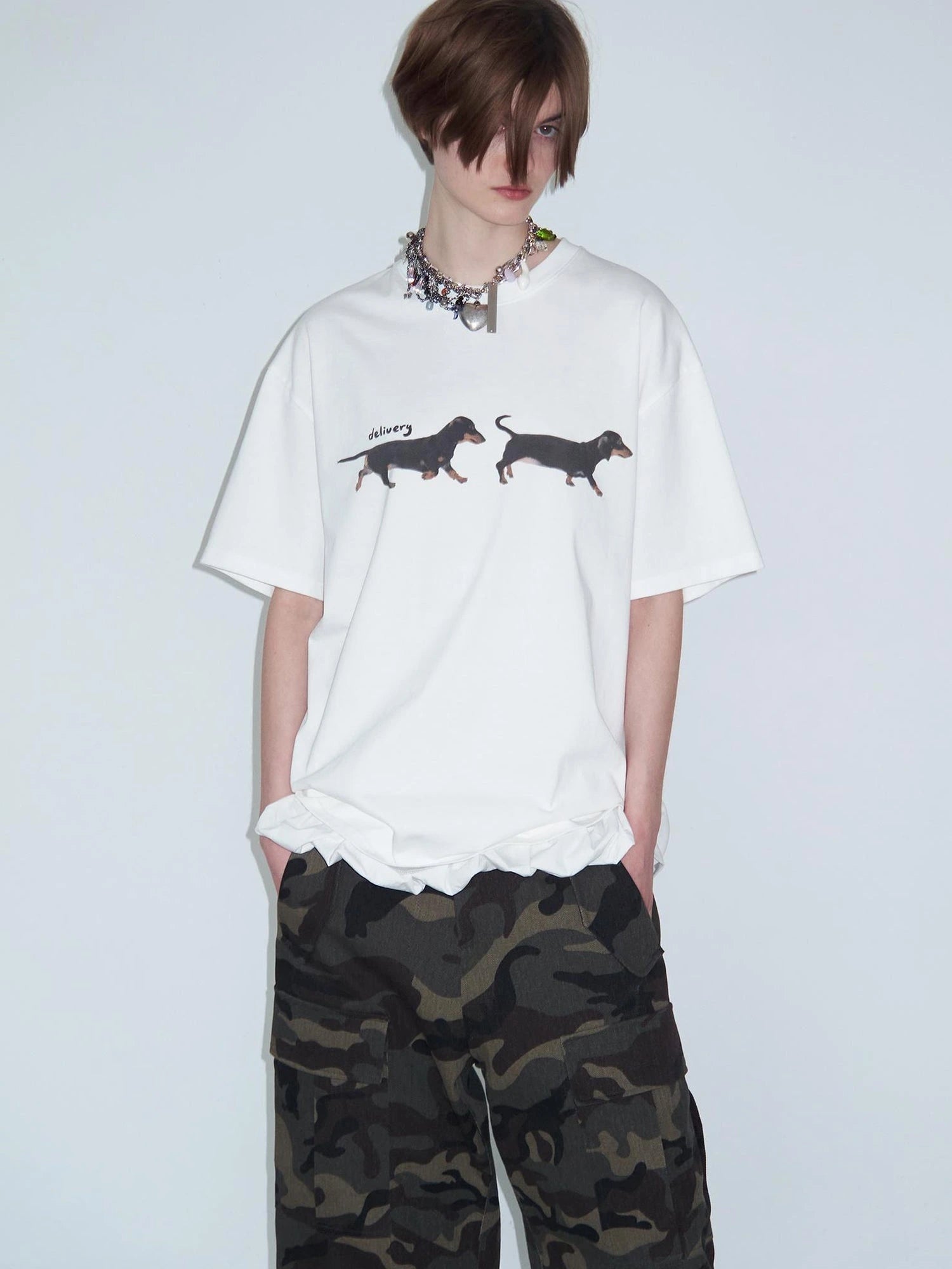 Vintage Washed Camo Cargo Pants Convertible Shorts