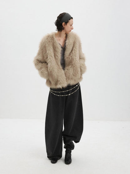 Delivery Washed Distressed Curved Cut Oversized Women&