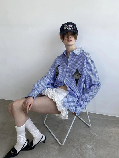 White Layered Ruffle Bloom Short Skirt