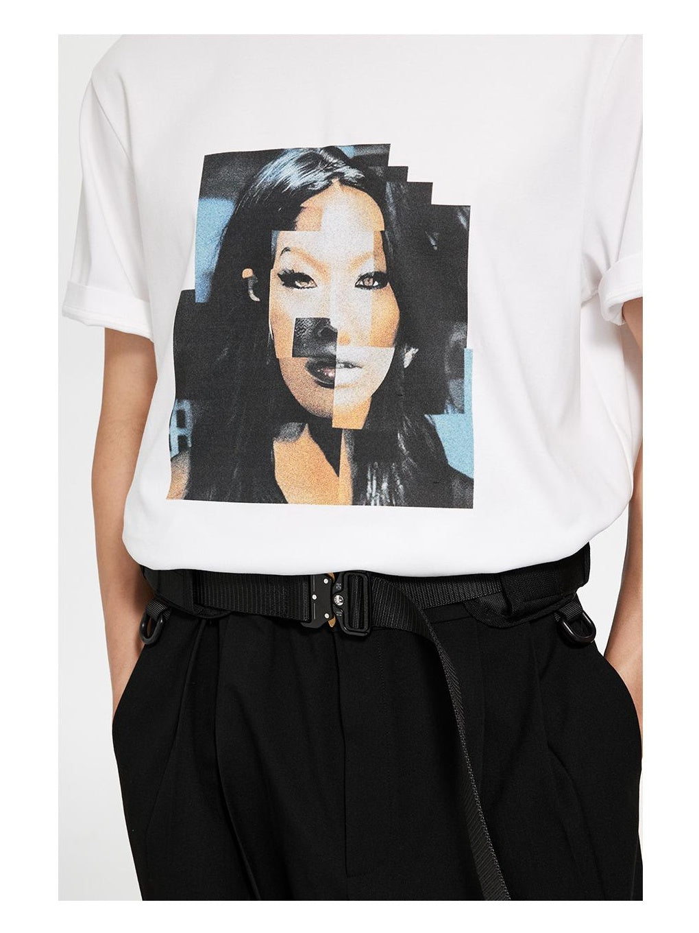 Digital Print Portrait T-Shirt