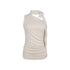 Dorydory Asymmetric One Shoulder Halter Ribbon Slim Fit Women&