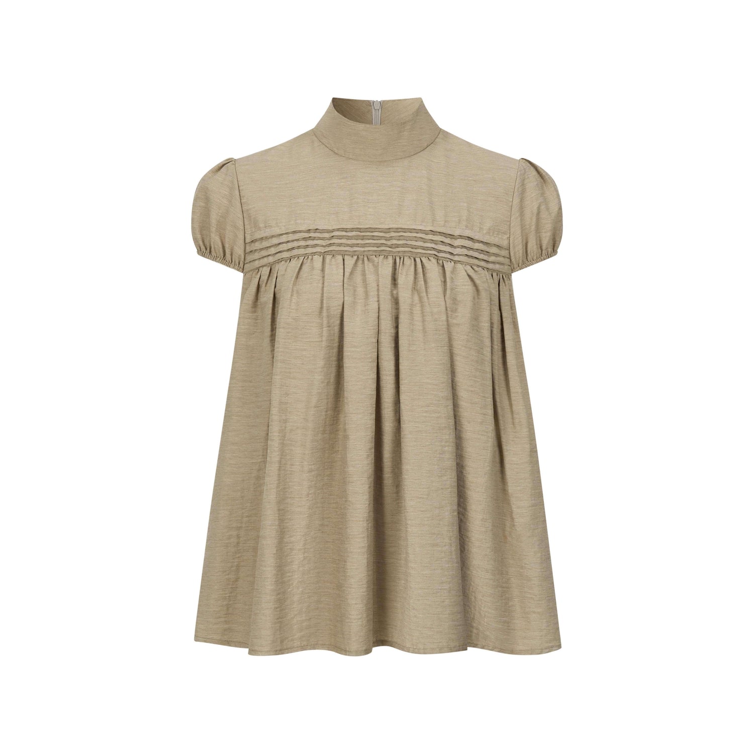 Dorydory_Babydoll_Puff_Sleeve_Loose_Shirtdress_Women&