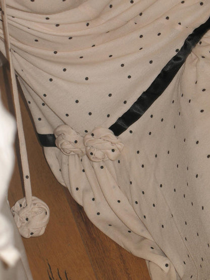 Dorydory Beige Polka Dot Irregular Hem Sleeveless Women&