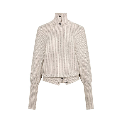 Dorydory_Beige_Striped_Knit_Batwing_High_Neck_Women&