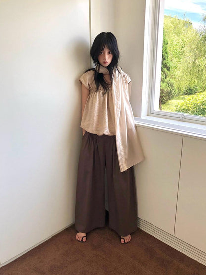 Dorydory Beige Striped Lace Rectangular Women&