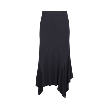Dorydory_Black_Irregular_Hem_Long_Women&