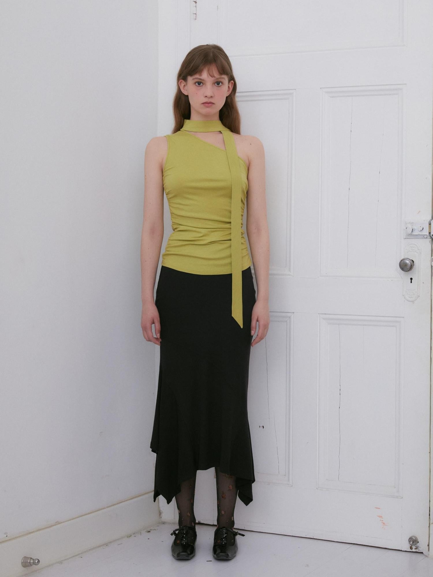 Dorydory Black Irregular Hem Long Women&