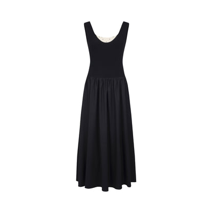 Dorydory_Black_Polka_Dot_Contrast_Sleeveless_Cinch_Women&