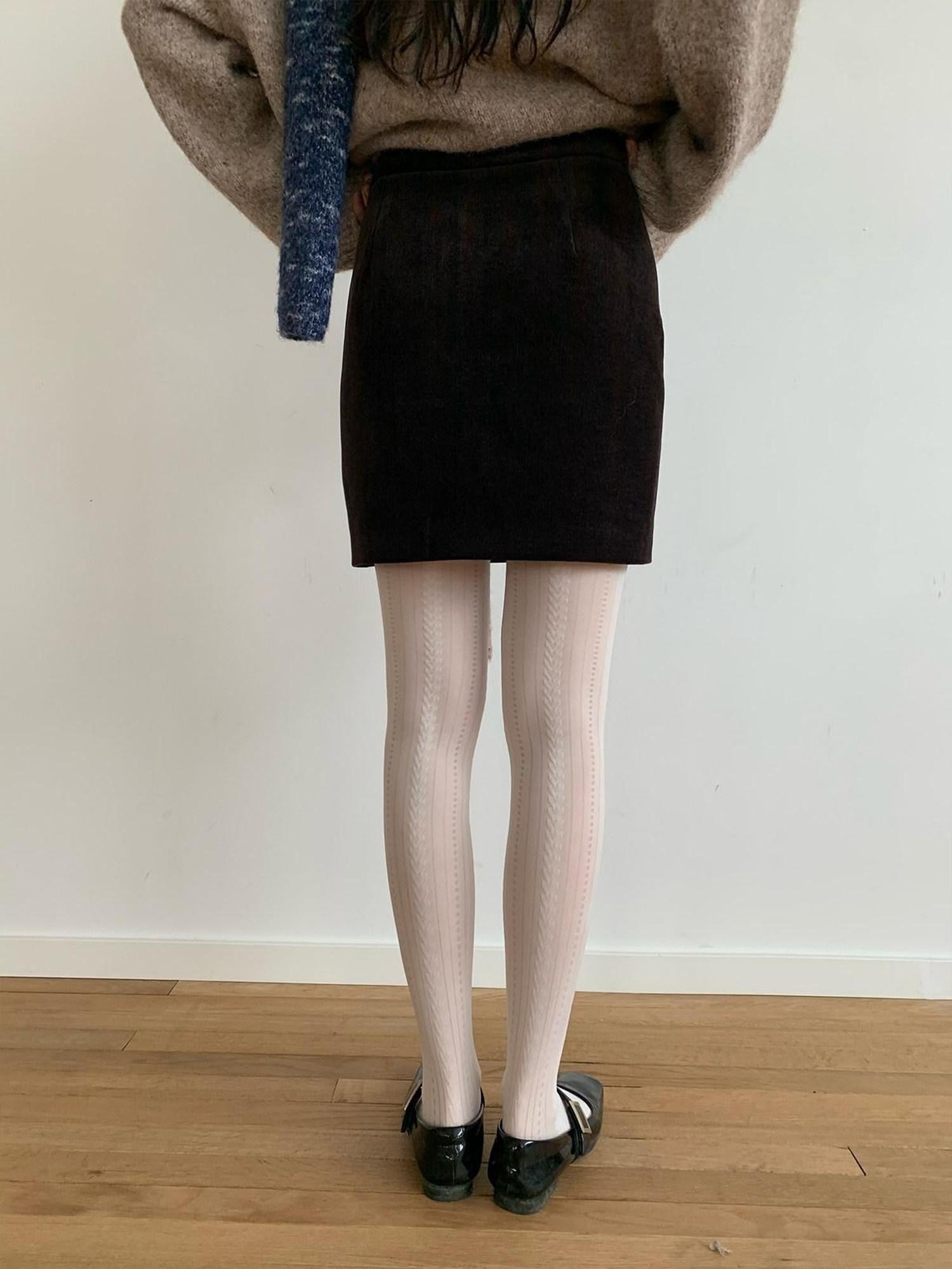 Dorydory Black Purple Velvet Tulip High Waist Bodycon Women&