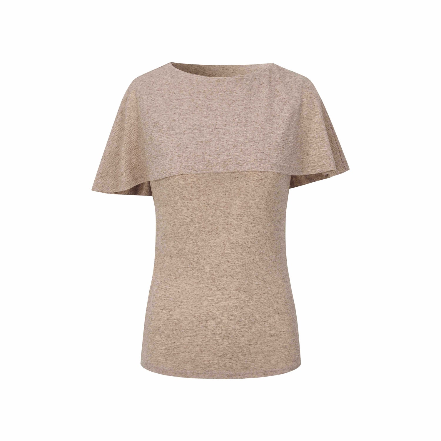 Dorydory_Blush_Pink_Cape_Sleeve_Faux_Two_Piece_Women&