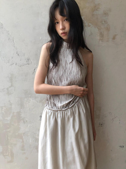Dorydory Champagne Off Shoulder Irregular A Line Slim Women&