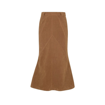 Dorydory_Chocolate_Brown_New_Chinese_High_Waist_Fishtail_Women&