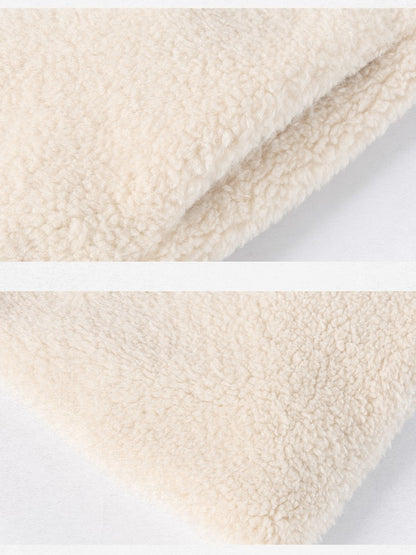 Dorydory Chocolate Reversible Faux Lamb Fleece Vintage Women&