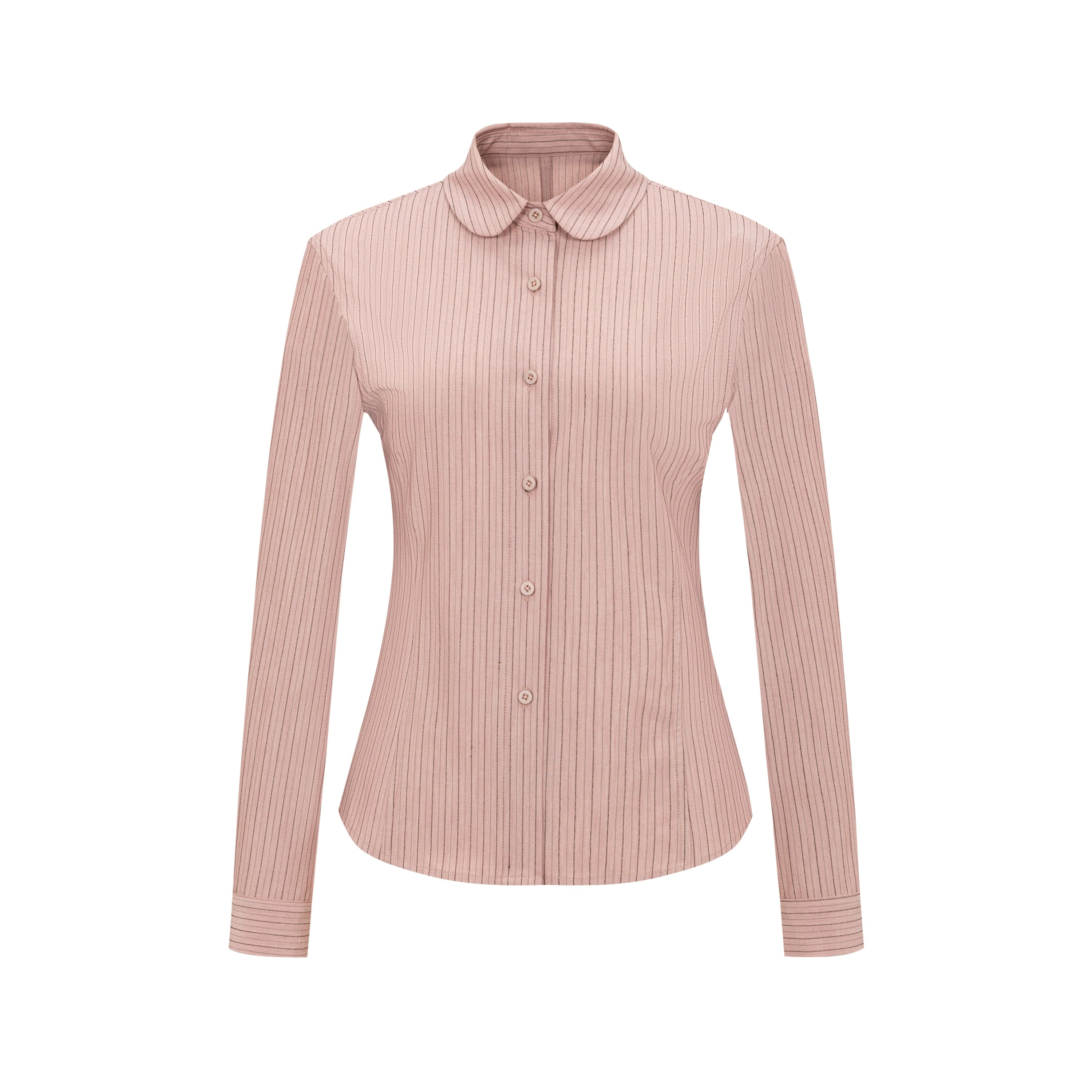 Dorydory_Classic_Slim_Fit_Striped_Shirt_For_Women_With_Waist_Definition_MISSTT