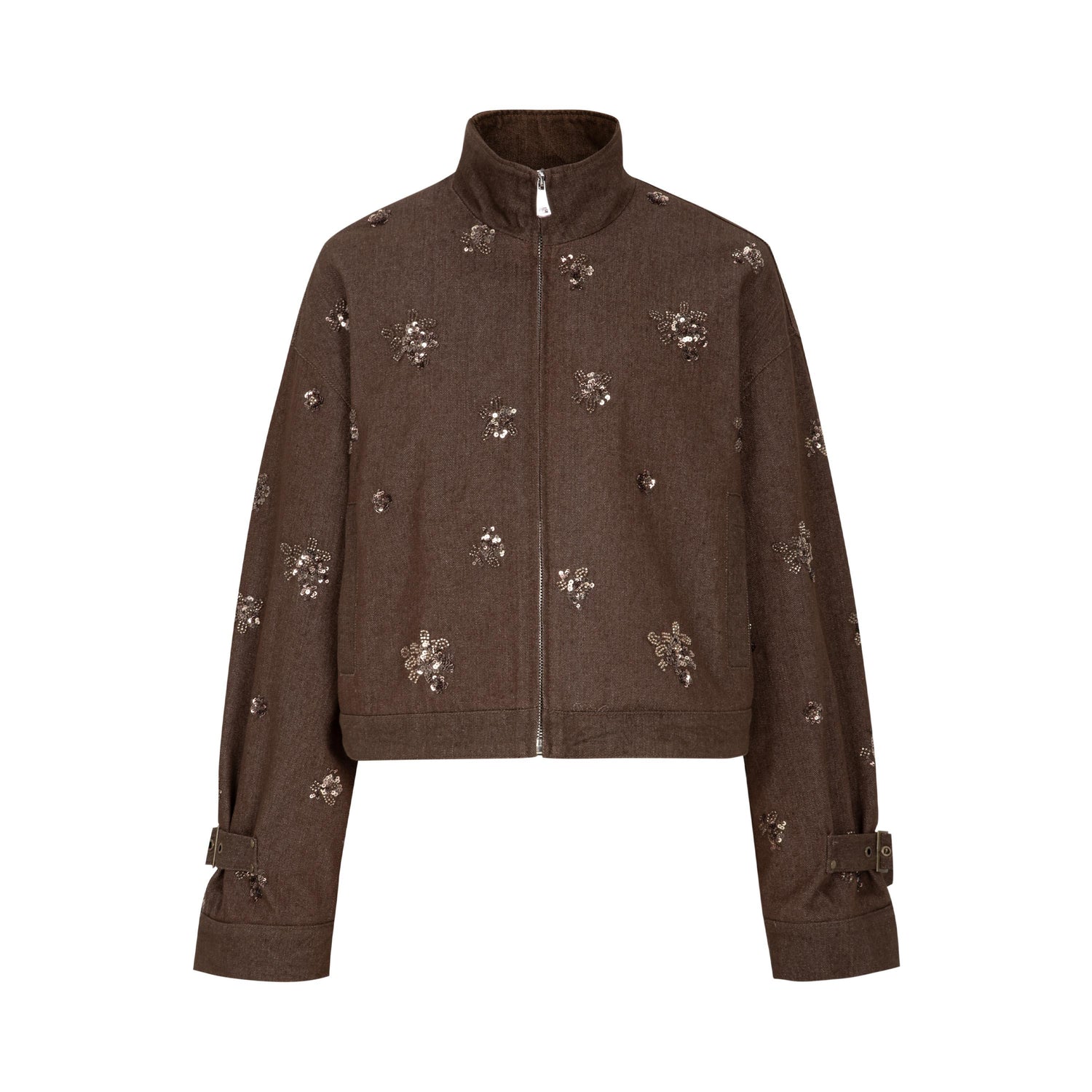 Dorydory_Coffee_Brown_High_Neck_3d_Embroidered_Beaded_Women&