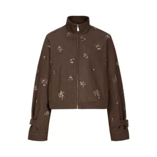 Dorydory_Coffee_Brown_High_Neck_3d_Embroidered_Beaded_Women&