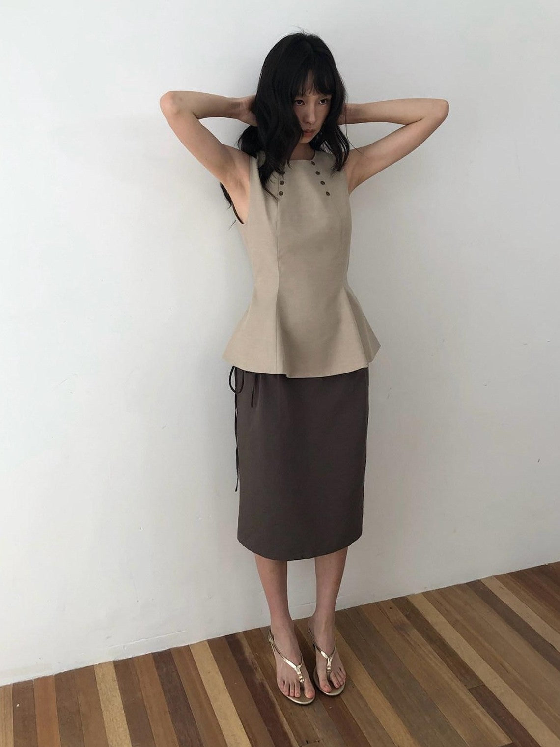 Dorydory Colorblock Foldover Tie Waist Women&