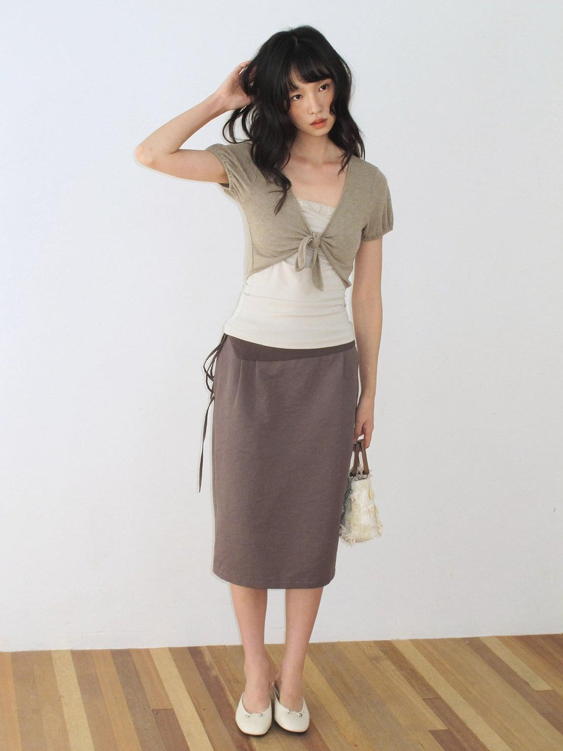 Dorydory Colorblock Foldover Tie Waist Women&