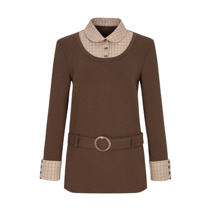 Dorydory_Colorblock_Splice_Faux_Two_Piece_Women&
