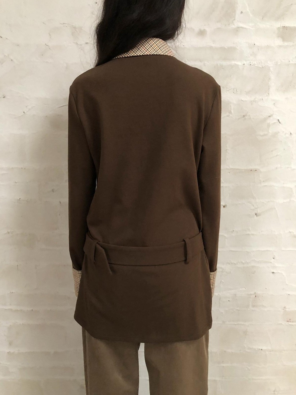 Dorydory Colorblock Splice Faux Two Piece Women&
