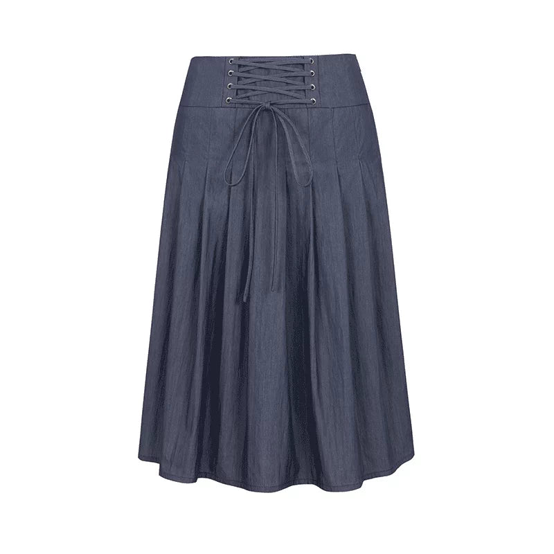 Dorydory_Cross_Tie_A_Line_Denim_Wrap_Mini_Skirt_MISSTT
