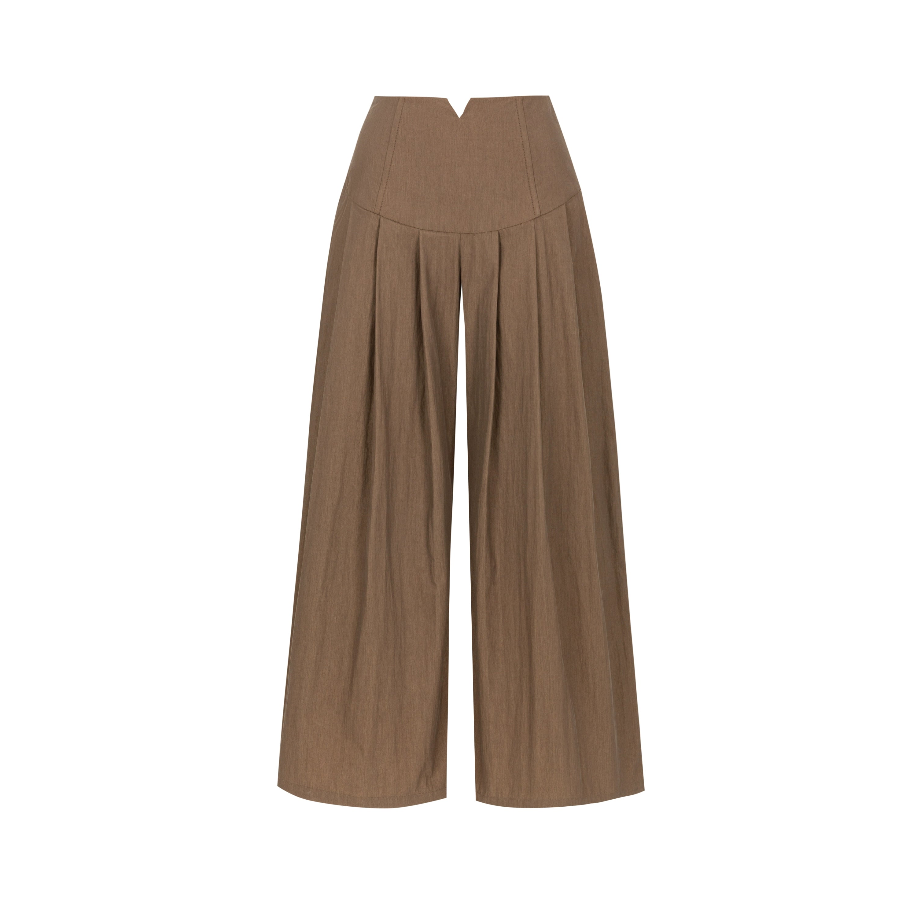 Dorydory_Crumpled_Cotton_Nylon_Wide_Leg_Trousers_With_Bone_Pleats_MISSTT
