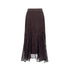 Dorydory_Deep_Brown_Jacquard_Pleated_Irregular_A_Line_Women&