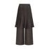 Dorydory_Deep_Brown_Shell_Button_Long_Skort_Women&