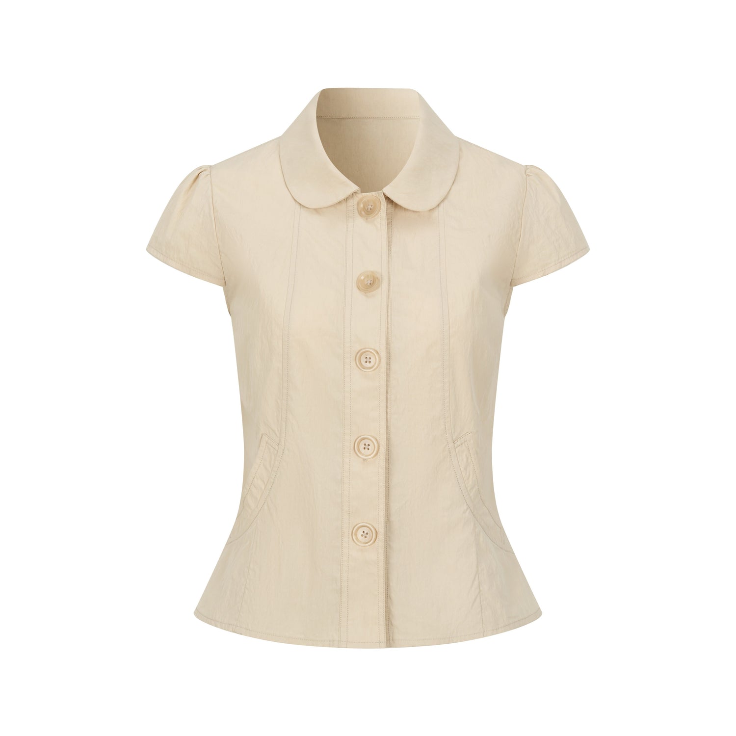 Dorydory_Doll_Collar_Button_Front_Slim_Fit_Women&