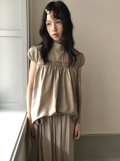 Dorydory Doll Collar Puff Sleeve Loose Women&