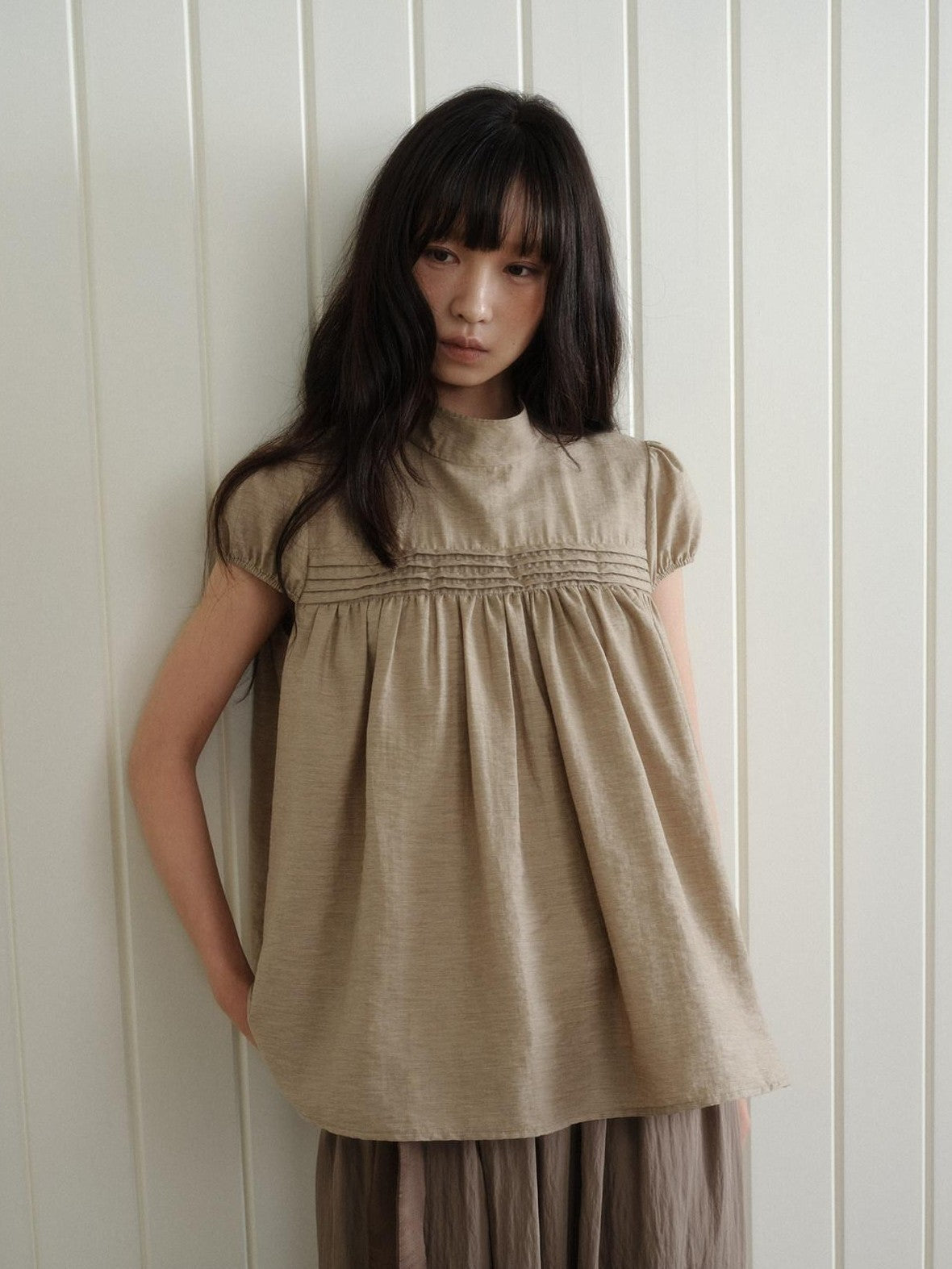 Dorydory Doll Collar Puff Sleeve Loose Women&