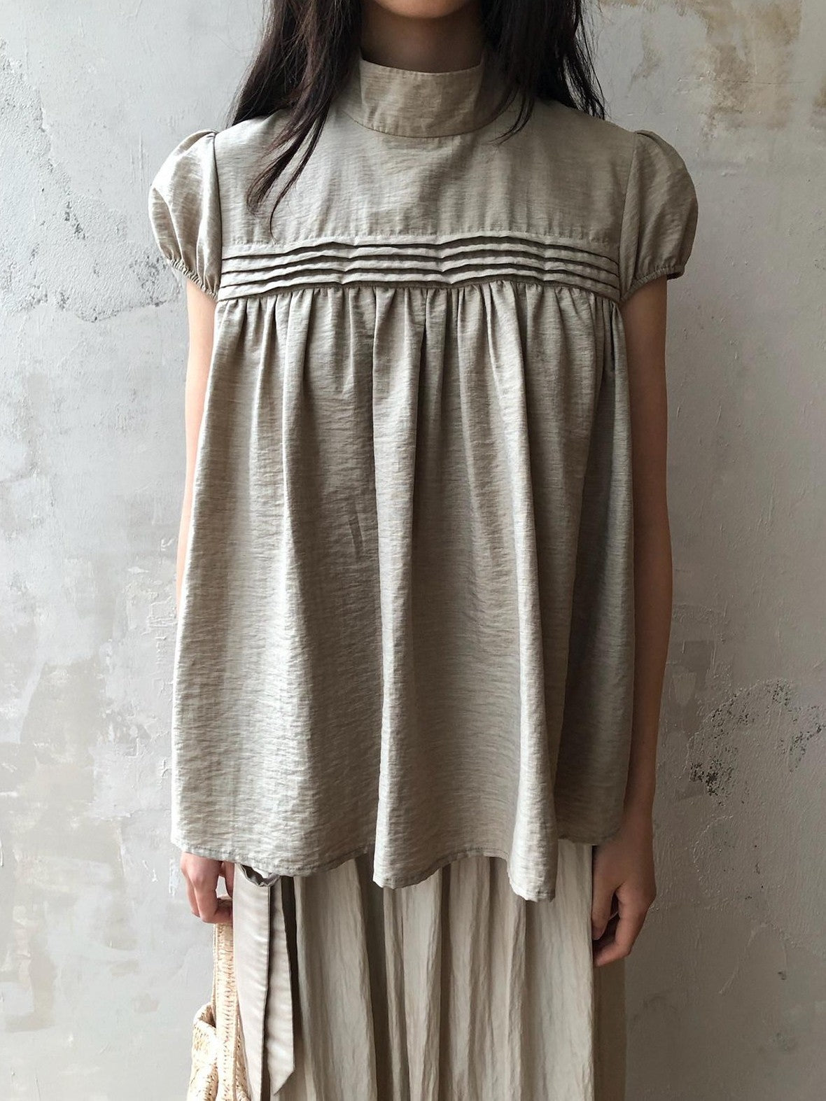 Dorydory Doll Collar Puff Sleeve Loose Women&