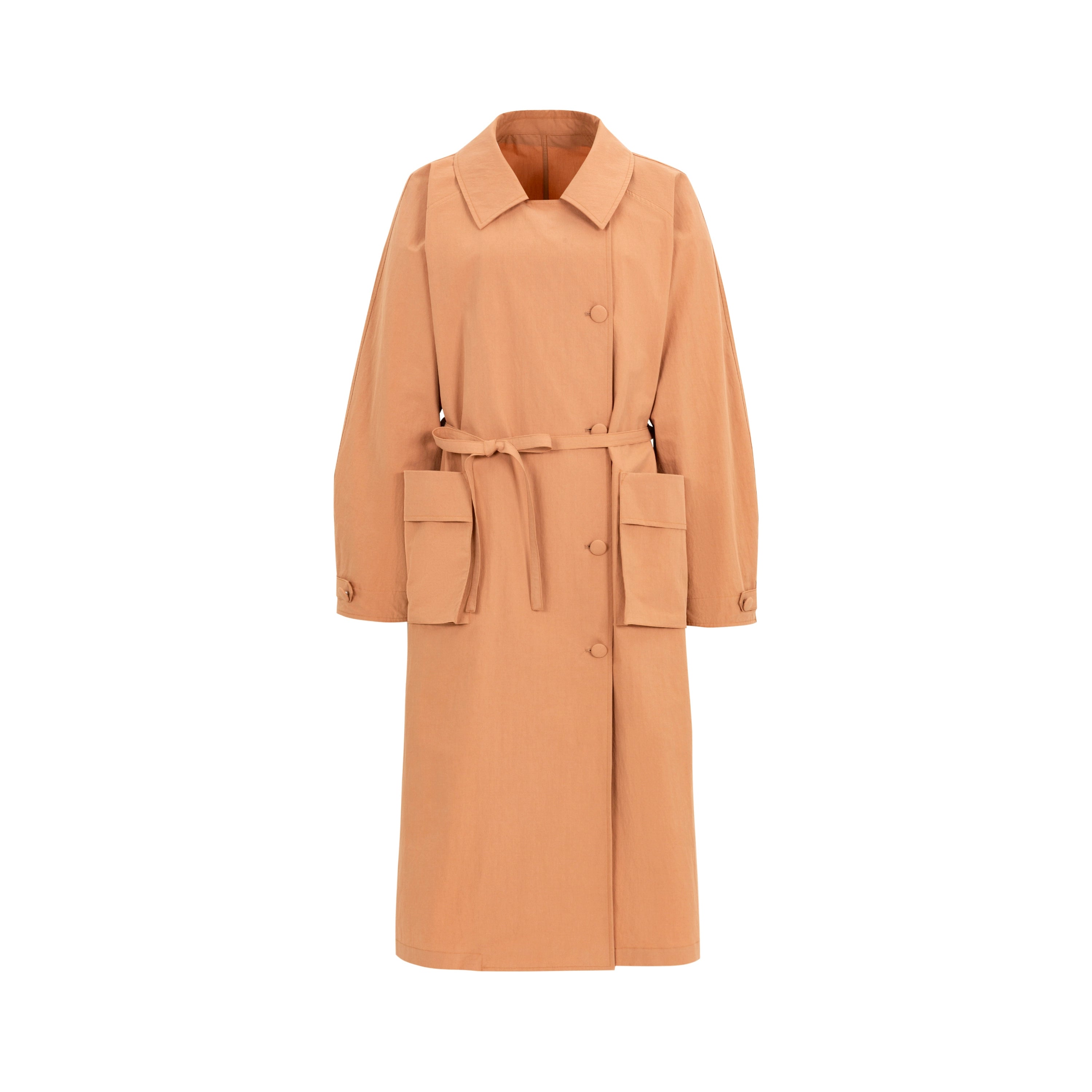 Dorydory_Double_Breasted_Coral_Pink_Trench_Coat_MISSTT