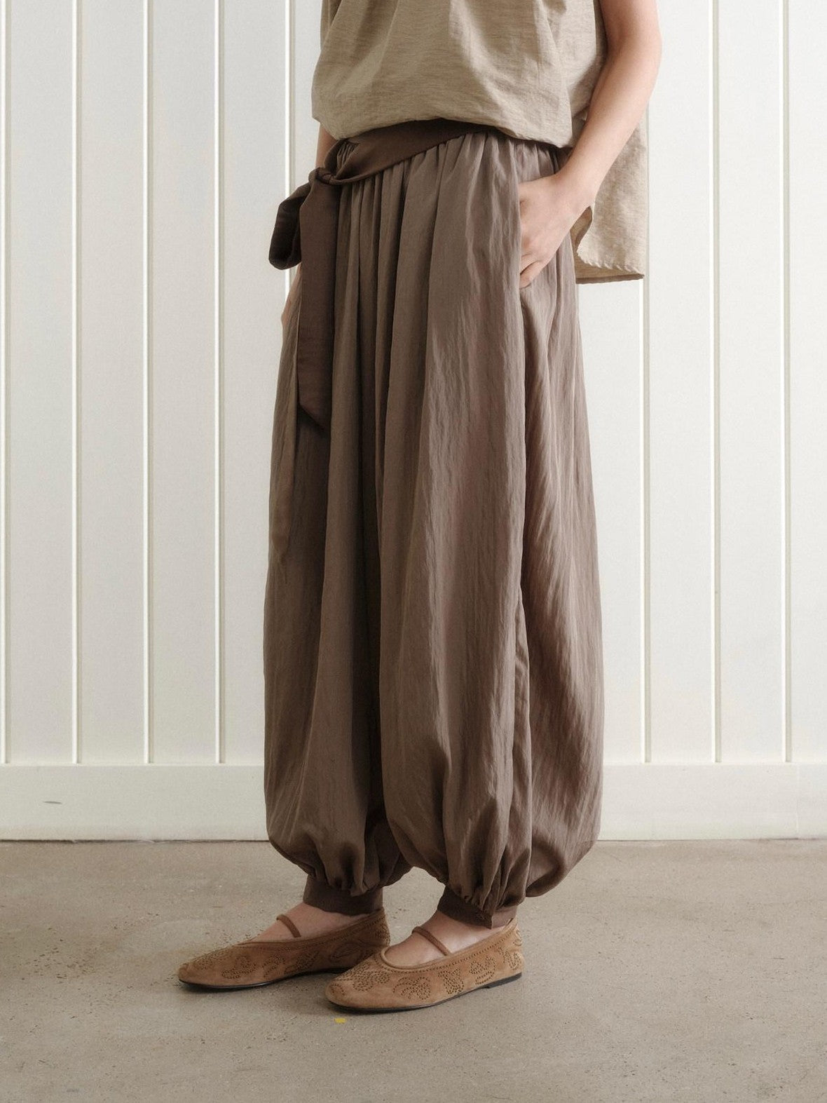 Dorydory Drapey Loose Drawstring Lantern Women&